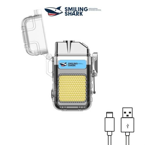 1pc Mini COB Work Light & USB Rechargeable Lighter, COB Torch Light with USB-C Fast Charging, IP33 High Quality & Dustproof, 3 (High/Low/Strobe), Portable Worklight for Camping, Construction, DIY, Crafting - Compact & Durable ABS Build - Ideal for Professionals & , DIY Projects, , Lighting, Adjustable Brightness, Construction Workers