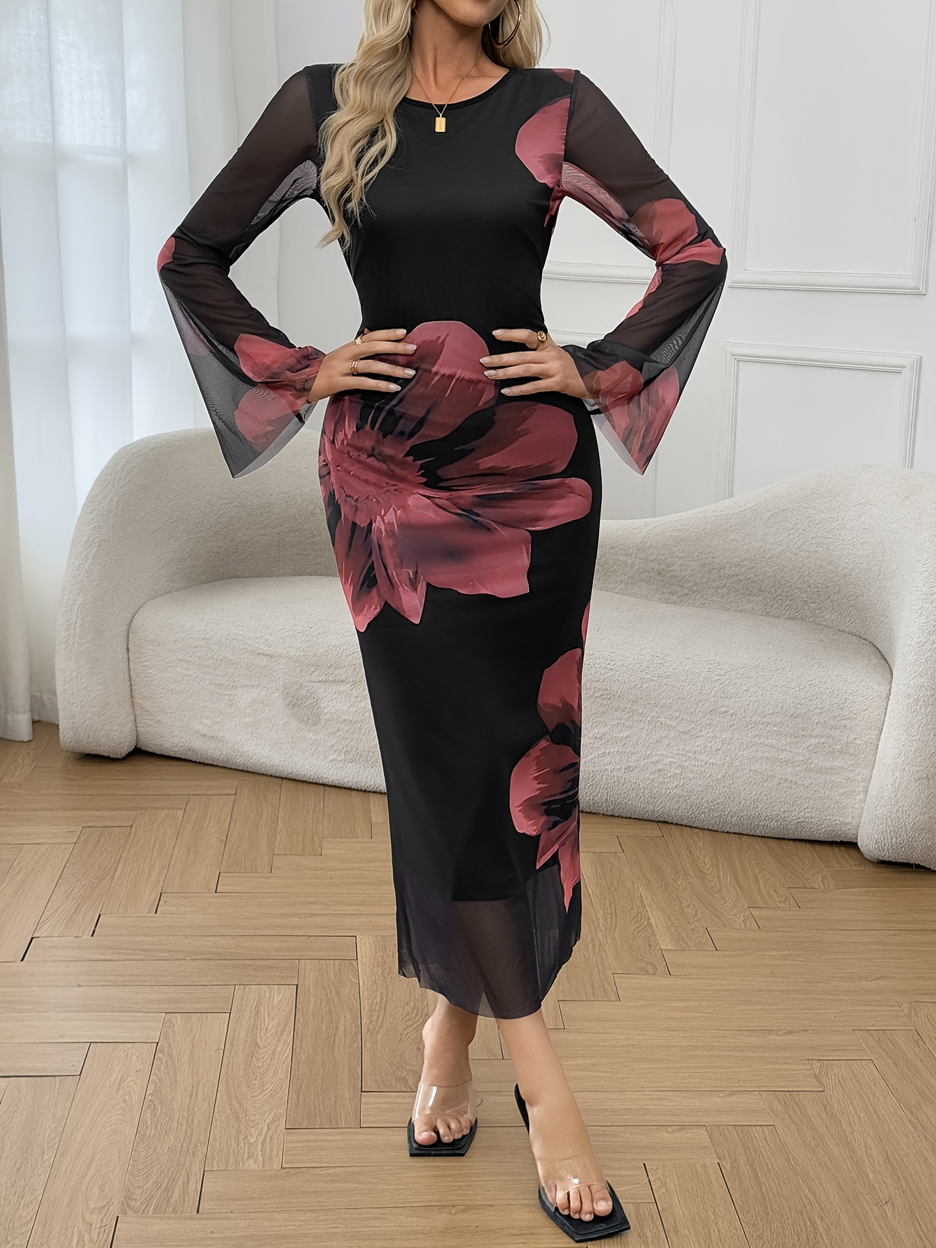 midi bodycon dress women Fuchsia Ribbed Bodycon Midi Dress – PinkBlush