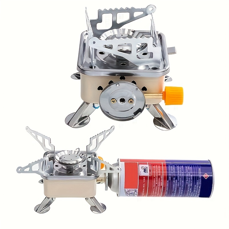 ultralight stainless steel camping stove windproof foldable design with adjustable legs ce mark compact portable outdoor cookware for survival hiking backpacking picnics emergency prep red camping stove portable backpacking essentials sturdy construction durable build adventure Product details 1