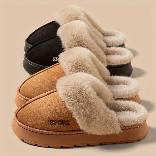 cozy winter slippers casual warm slippers womens slippers suitable for indoor and outdoor wear women shoes