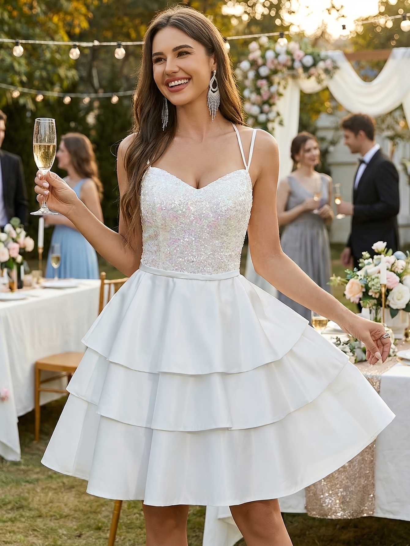 white formal dress philippines White Satin Dress – VESTIDO main image 0