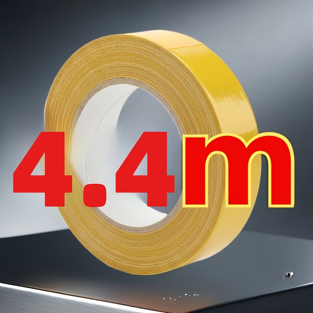 TEMU Super Strong Double-sided Tape, 787.4 Inches Long, 20m Roll Of Clear Adhesive. Suitable For Walls, Fiberglass, Wood, Plastic, Metal, And Stone