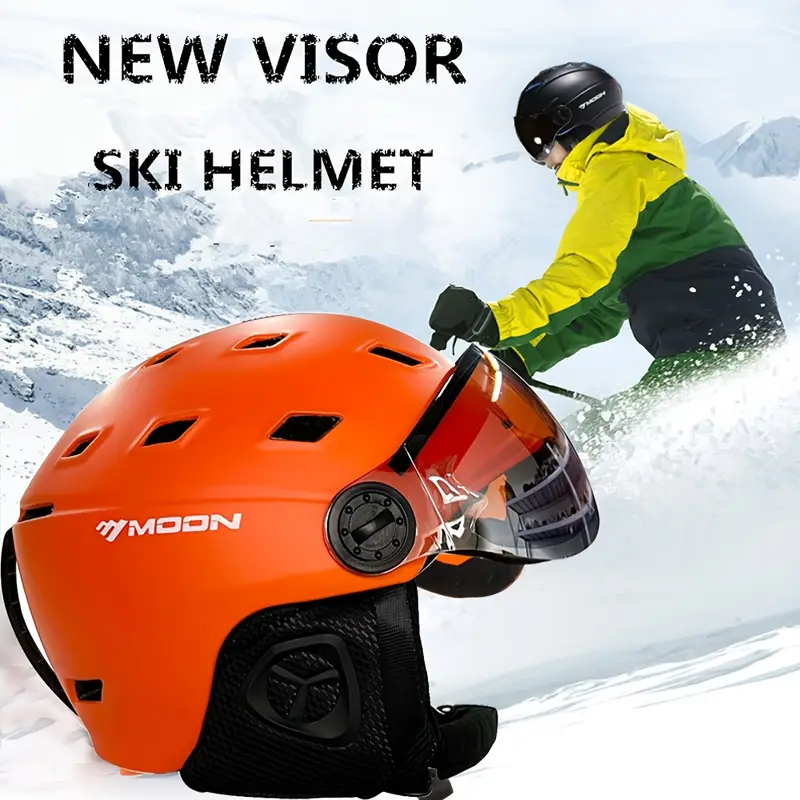 moon high quality pc eps ski helmet lens outdoor sports - Temu Mauritius moon high quality pc eps ski helmet lens outdoor sports - Temu Mauritius