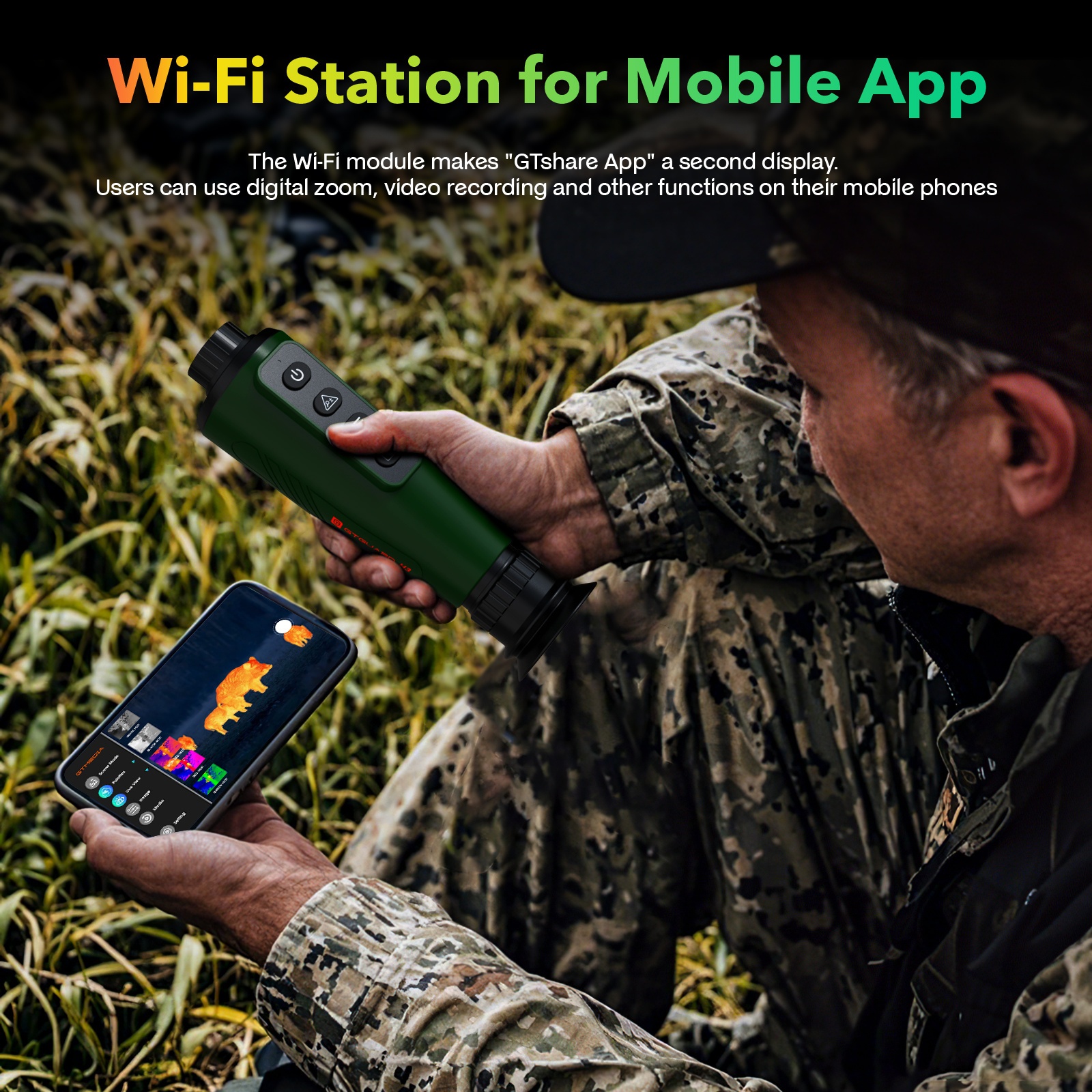 GTGUARD H3 4k HD Thermal Imaging Scope, 0.32