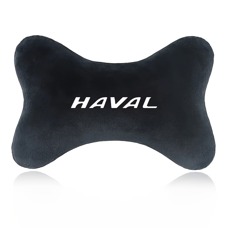TEMU Suitable For Haval Car Headrest And Waist Cushion, Neck And Lower Back Support. Made Of Soft Plush Material, The Neck Support Is Breathable,