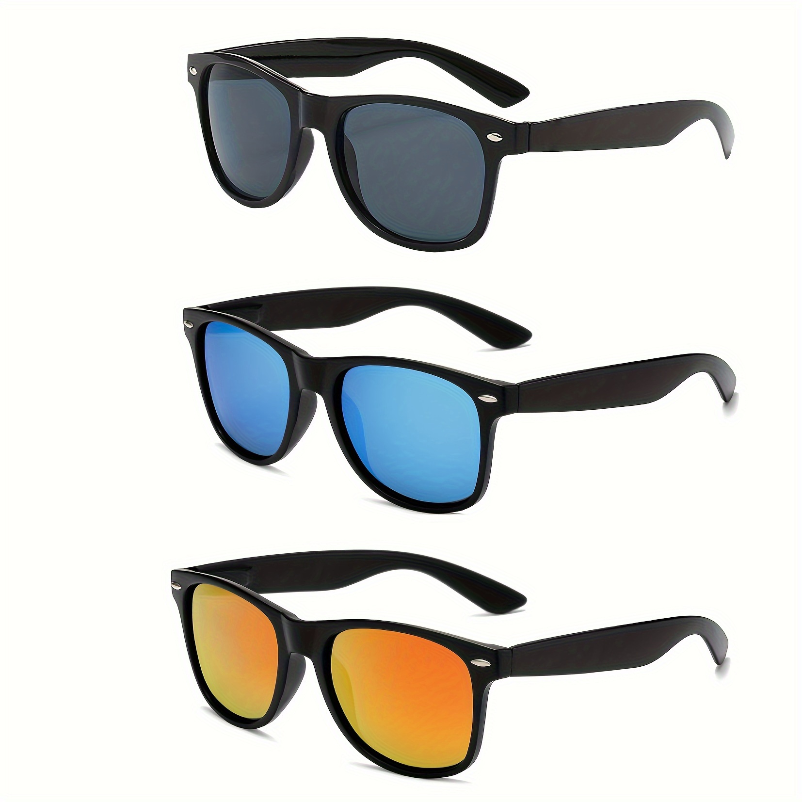 Outdoor Sport Square Polarized Sunglasses For Men Driving Fishing Glasses  New