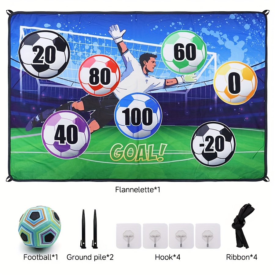 TIPP-KICK Classic 78,5x47,5 cm – Le set de football de table prêt-à-jouer avec 2x joueurs, 2x gardiens, 2x buts en plastique, 2x ballons I Tapis de