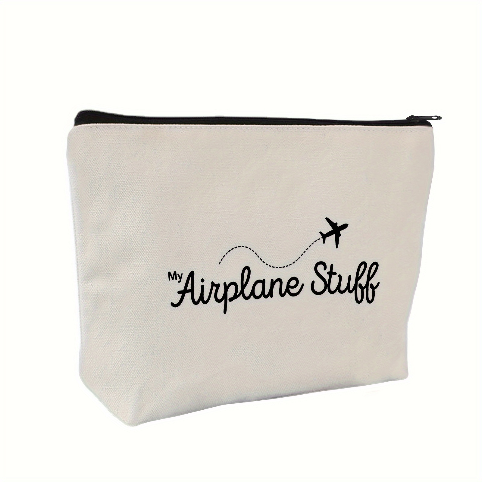 Image of My Airplane Stuff Accessory Pouch, Travel Accessory Bag, Charger Pouch, Funny Travel Pouch, Travel Bag, Packing And Organization