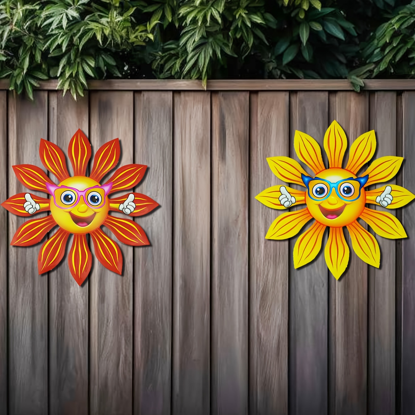 

Charming Metal Sunflower Wall Art - Perfect For Home & Garden Decor, No Power Needed Sunflower Decor Outdoor Wall Decor