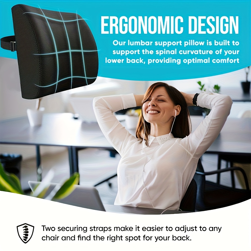 seat cushion set combination memory office chair lumbar support car backrest beauty hip pad Product details 3