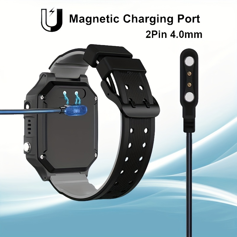 Toddmomy 2 Piezas Cable Cargador Magnético Para Smartwatch – USB Carga Rápida, Compatible Con Varios Tamaños Y Material Resistente