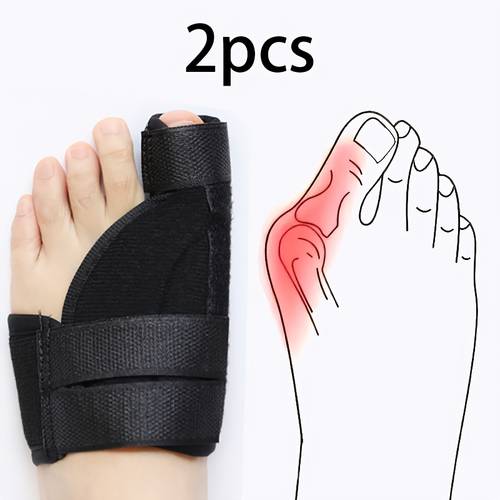 2pcs big toe built in metal toe separator non surgical toe separator hammer toe comfortable and breathable toe separator
