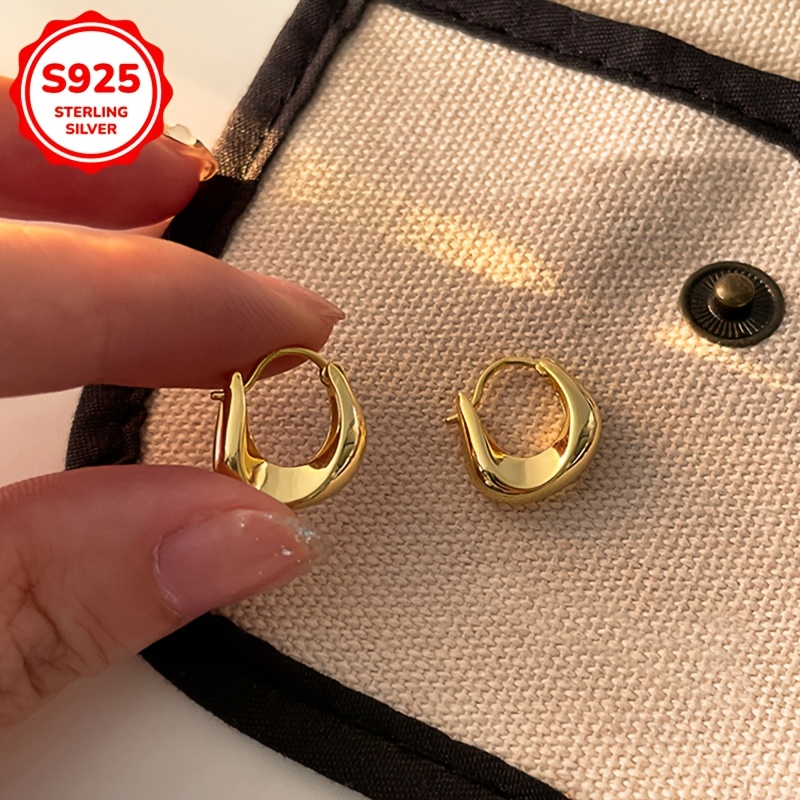 Stylish Circular Earrings Versatile U-Shaped Ear Clips