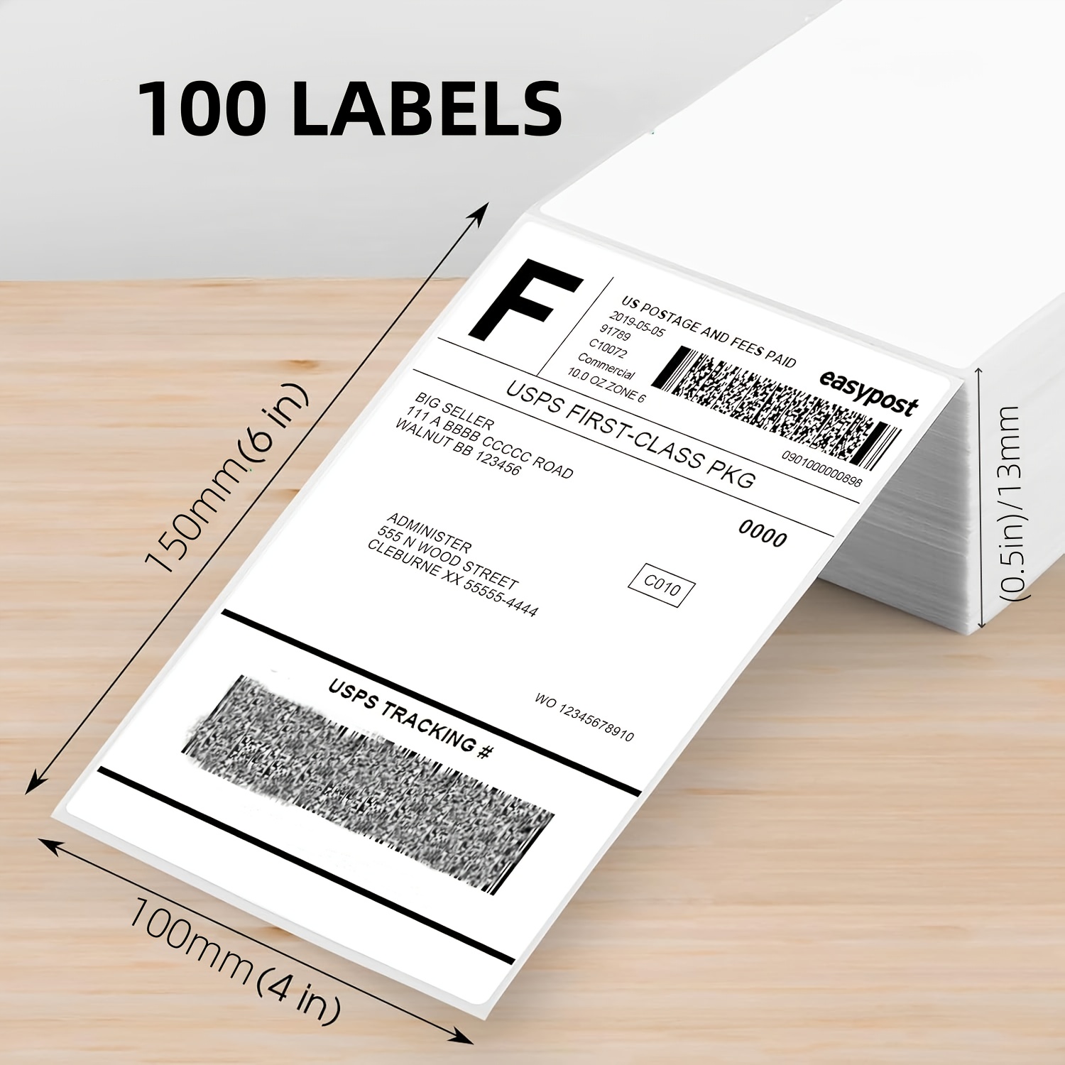 4x6 inch foldable shipping labels commercial   sheets pack printable heat resistant paper with barcode for shipping and tracking shipping labels   heat resistant labels