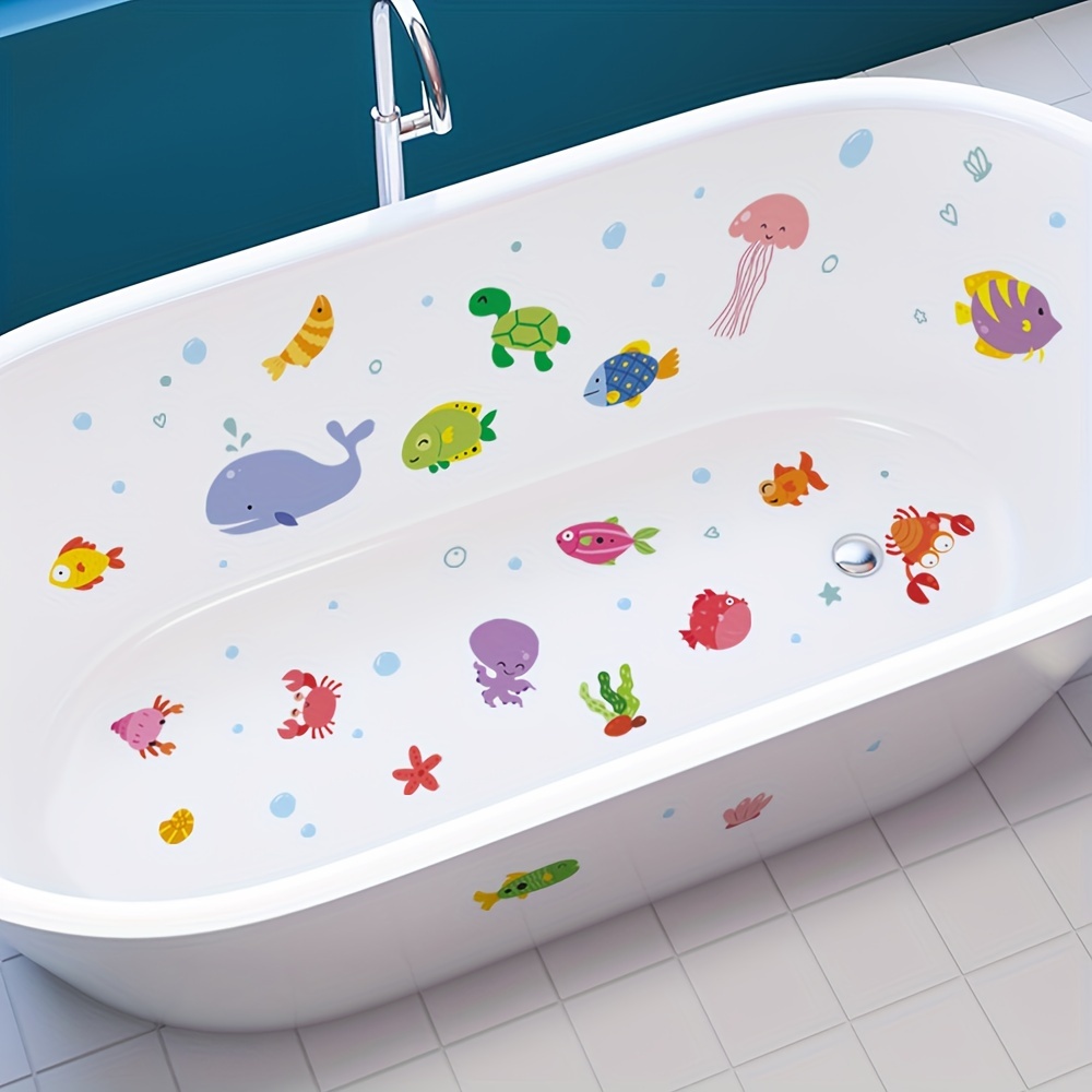 Aazon.co: Better Hoe 12 Fish Shape Bathtub/Shower Appliques Safety