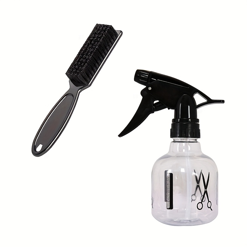 1pc/2pcs Barbershop/home Spray Bottle Set, Professional Barber Haircut, Hairbrush, Wet Hair Spray Bottle, Beard Hairbrush, Hairbrush For Broken Hair, Barbershop Styling Tool Additions, Salon Tools