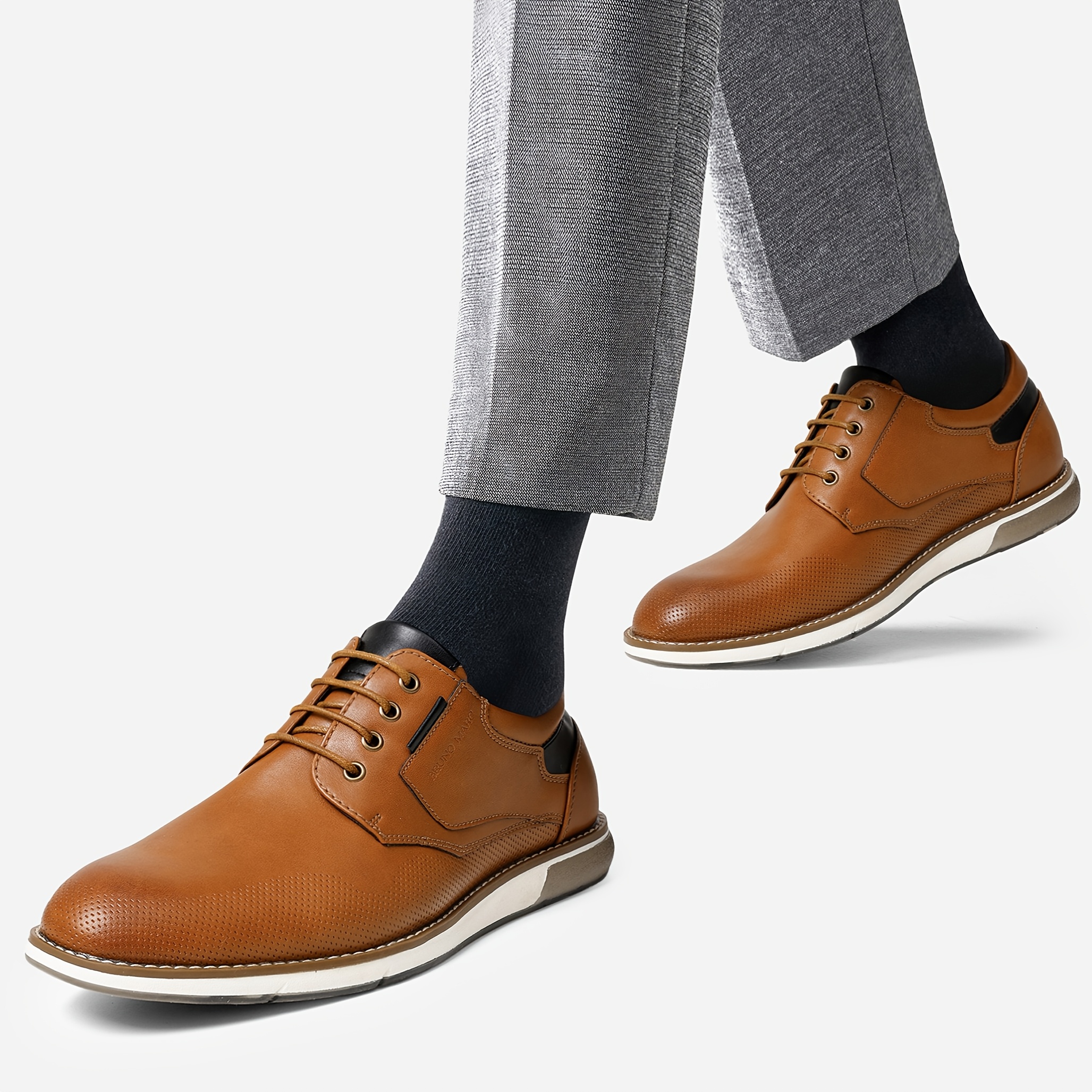 mens casual dress shoes wide | temu Temu