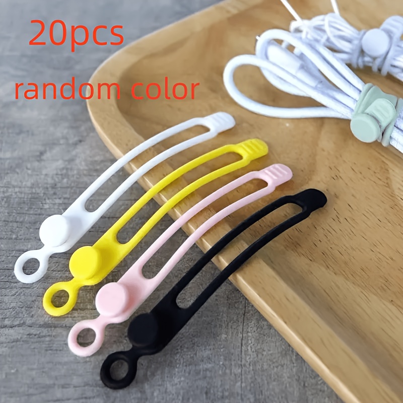 10/20pcs Multi-Functional Reusable Cable Ties for Wire Management