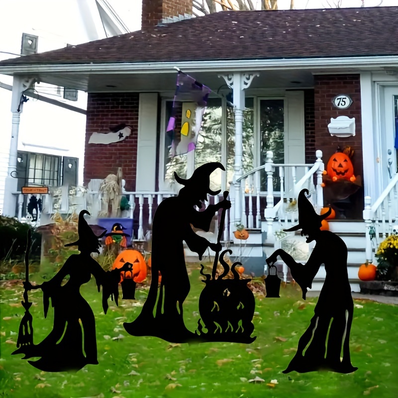 

3pcs Metal Art - Halloween Decoration For ,