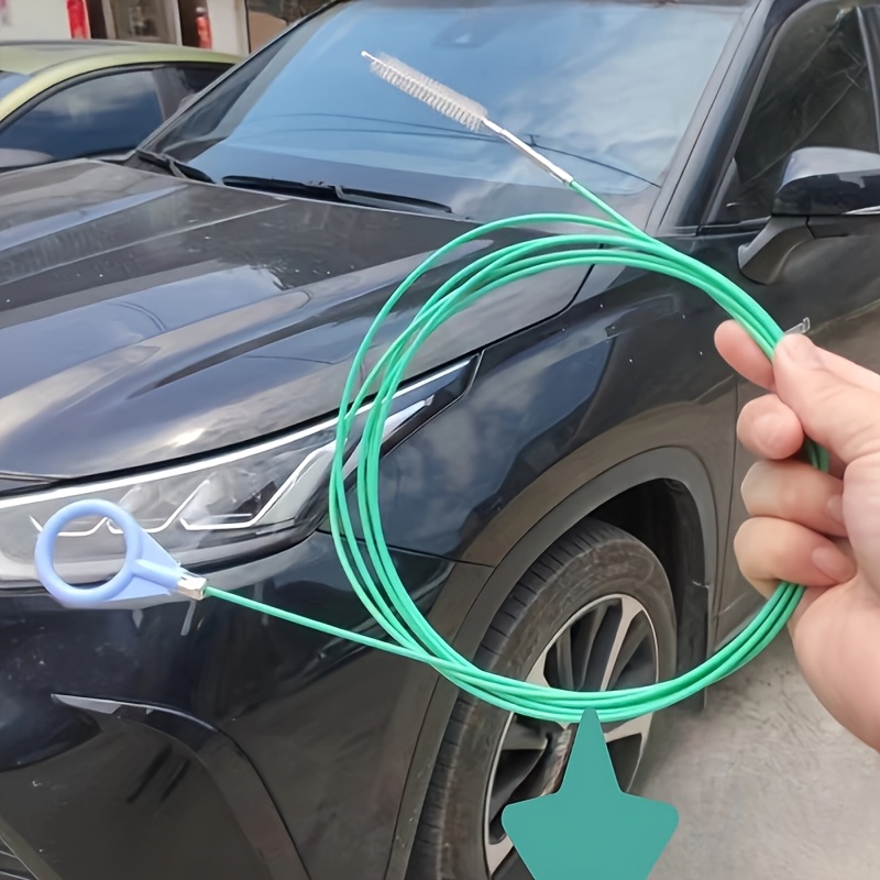 E-shop Vielseitiges Reinigungswerkzeug für Abflüsse - Flexible Stahlkabelbürste für die von Autos, Sonnendächern, Türen, Kühlschränken und