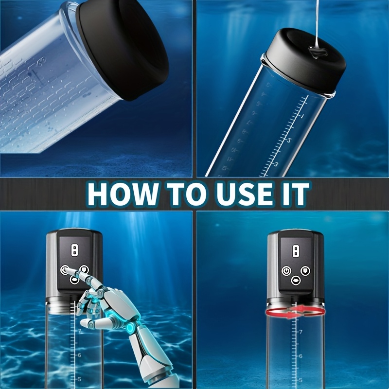 Male penis strong suction self exercise device, equipped with 9 frequency suction modes and 9 training masturbation modes. Sucking stimulation, training equipment, functional ergonomic design, minimalist aesthetics, durable structure, All for male.