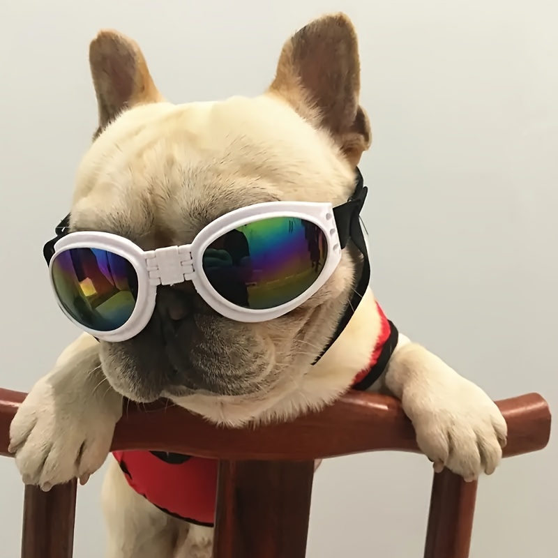 1pc of collapsible dog glasses suitable for   a stylish   with adjustable shoulder straps suitable for small and medium sized dogs Product details 8