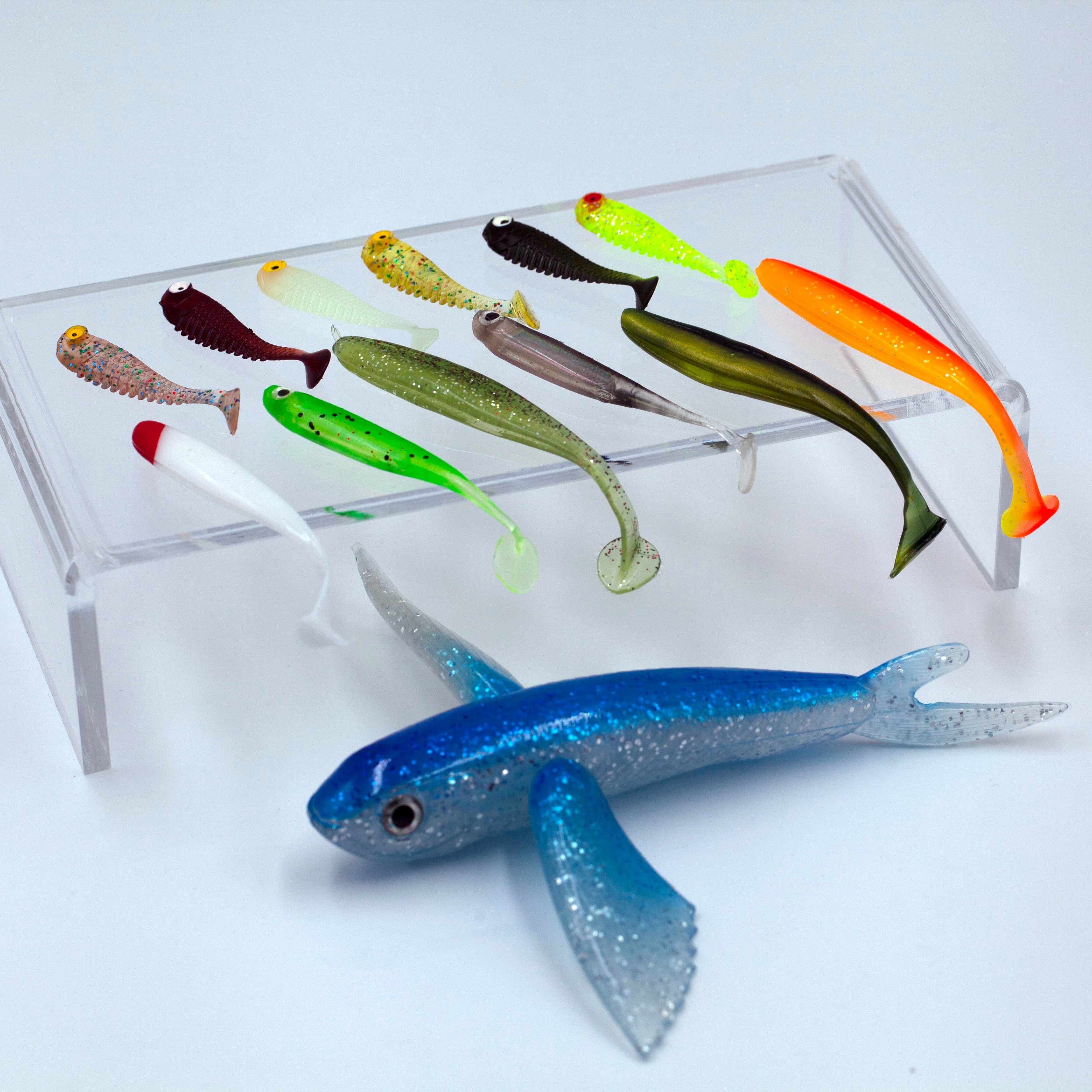 Luminous Soft Silicon Paddle Tail Lure Perfect Freshwater - Temu