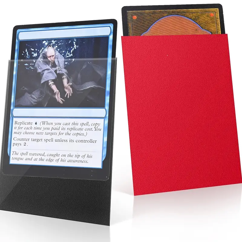 100pcs Card Sleeves, Matte Dual Trading Card Sleeves with Opaque Back And Smooth * for CCG, TCG And Game Cards 100pcs Card Sleeves, Matte Dual Trading Card Sleeves with Opaque Back And Smooth * for CCG, TCG And Game Cards