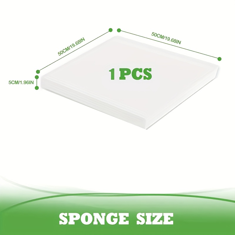 TEMU 1/2/3pcs - 50cm X 50cm, 5cm Thick, For Sagging And Support For Sagging Seats, High-density Memory Foam, Suitable For Sofa Replacement Cushions,