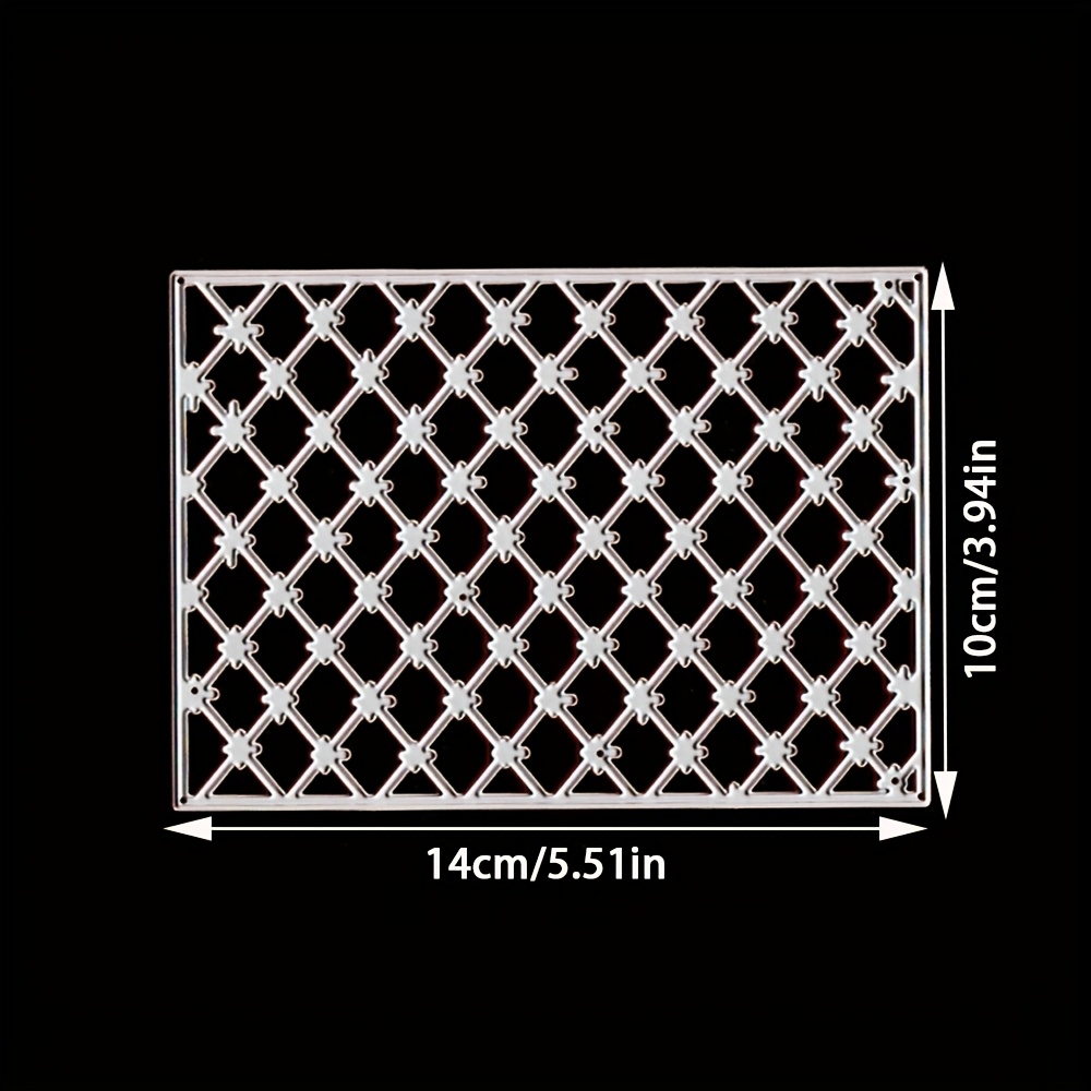 TEMU 1pc Creative Greeting Card Metal Stencil, Diy Scrapbooking Embossing Die Cut, Handmade Greeting Card Making Metal Cutting Dies, Gift Card Making