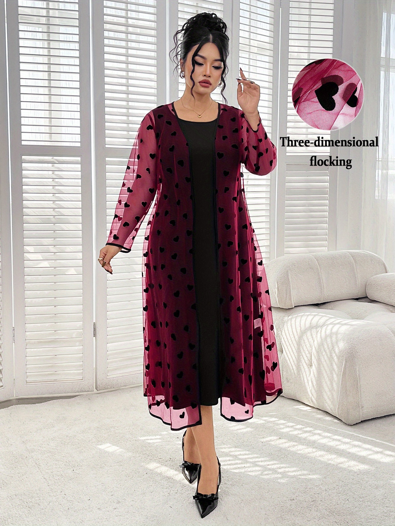 theory burgundy dress Dance America C2401 Sweater Jacket, Wine / 6-10 main image 0
