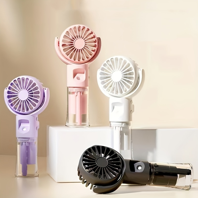 

Portable Rechargeable Handheld Spray Fan Mini Facial Steamer, Suitable For Travel And Outdoor Activities