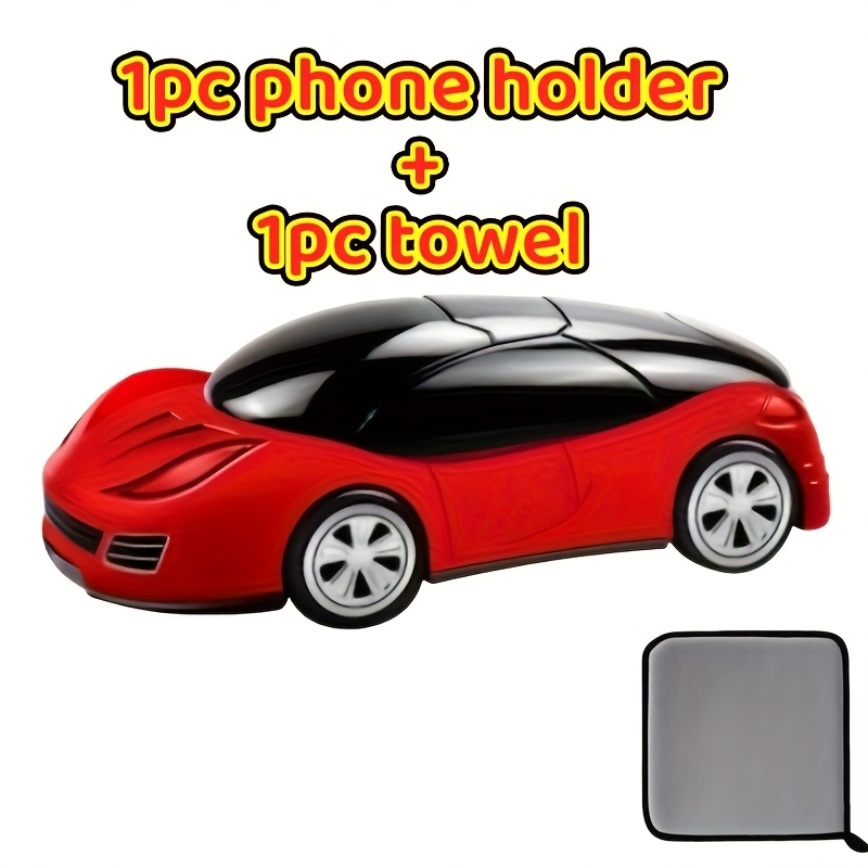 TEMU 2pcs/1pc Car Model Phone Holder Foldable Car Dashboard Phone Holder 360° Rotating Universal Phone Holder Auto Parts