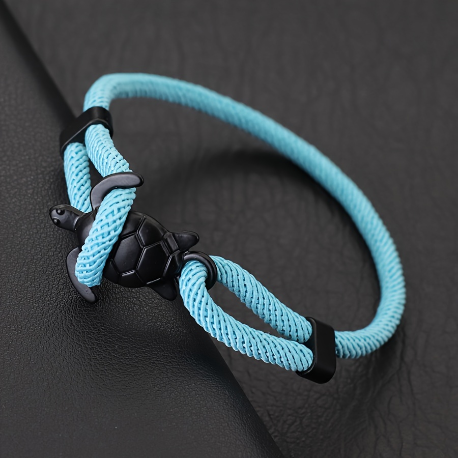 Men's Nylon Adjustable Rope Bracelet, Stylish Unisex Accessory