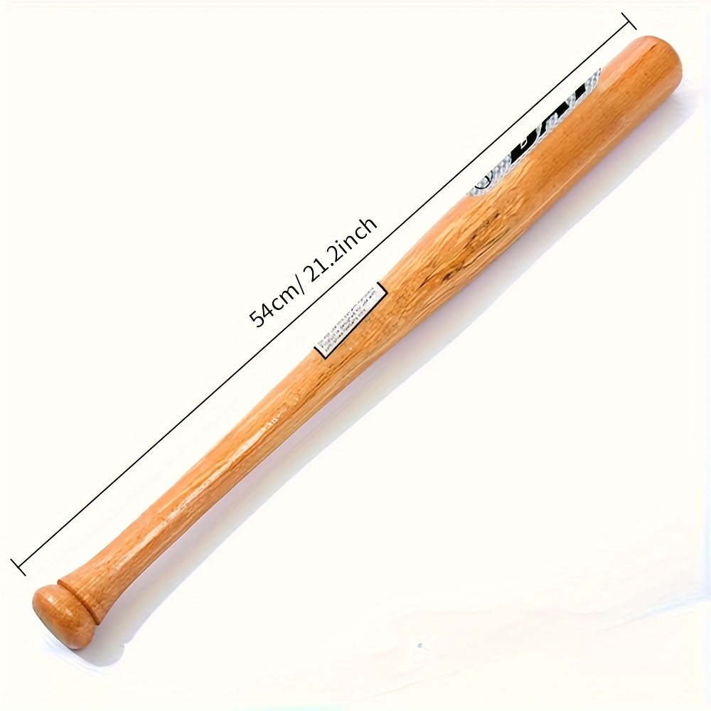 33in Long Hard Red Baseball Bat Solid Wood Bat Wooden Solid Bat Decorative Bat