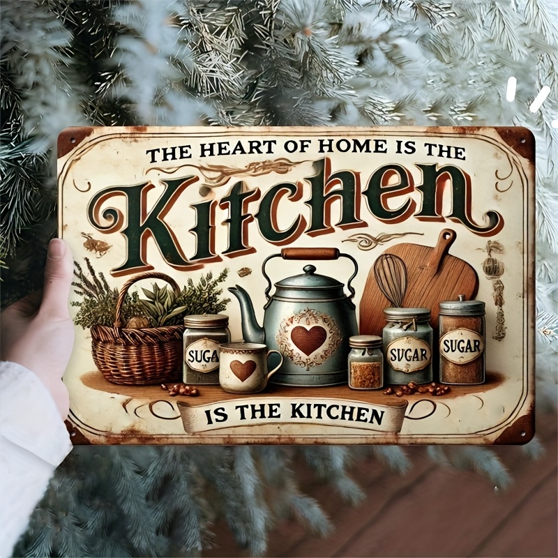 TEMU Retro Metal Sign Saying 