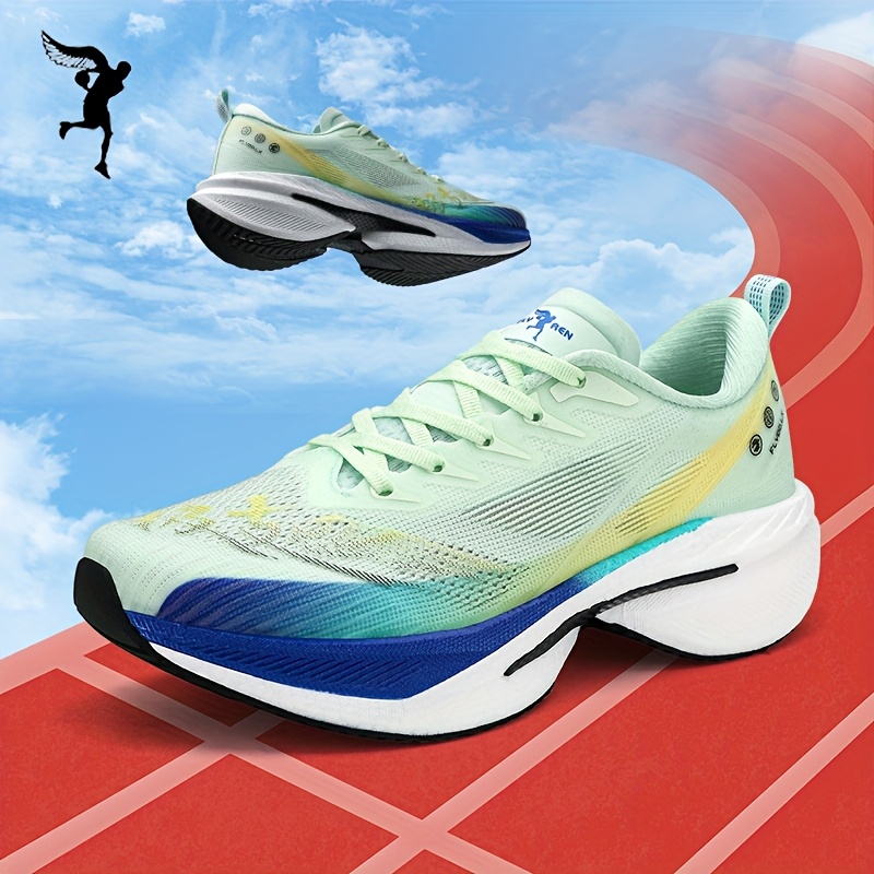 Tenis deportivos para hombre nuevos, suela MD liviana, malla transpirable tejida, para correr en carretera, viajes al aire libre, entrenamiento casual y competencia - Imagen 6