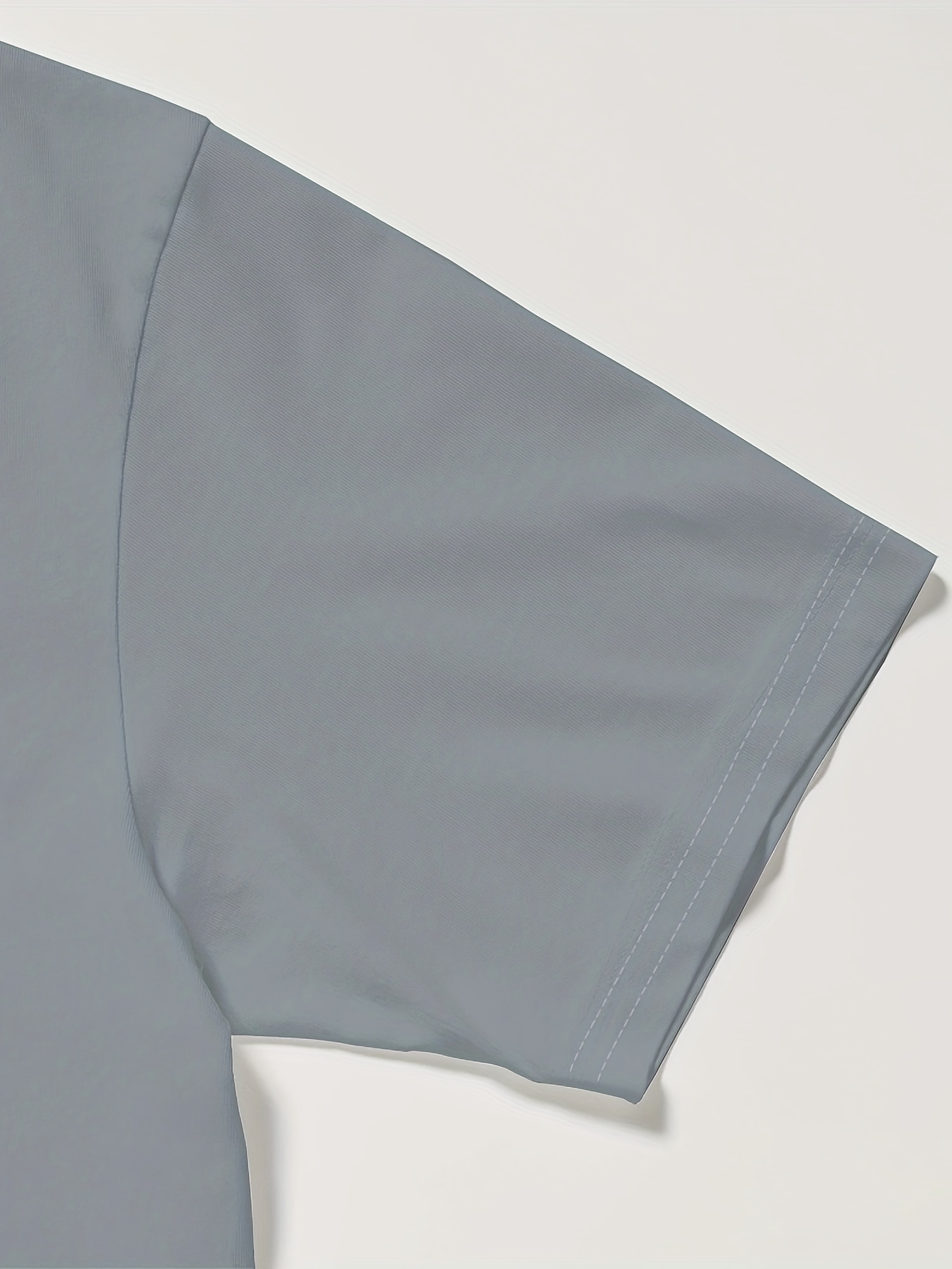 Men's Running Animal Pattern Color Blocking Short Sleeve Crew Neck T-shirt For Summer, Casual Comfy Tee As Gift