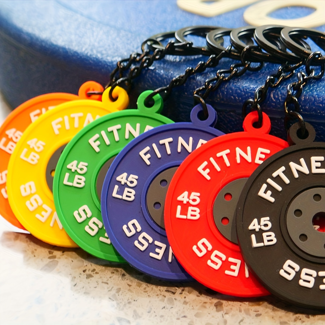 Porte-clés Haltère Mignon Pour Sac - Accessoire Fitness Et Décoration - Idée Cadeau Original - 7