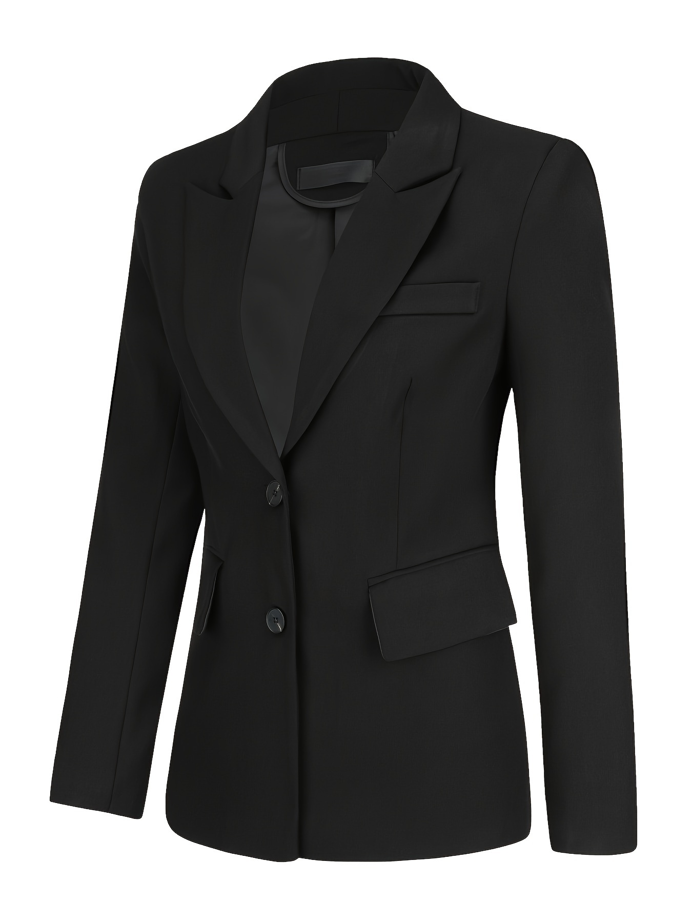 スーツ PAROSH Women Suit Jackets D420411BAMBU813 Black 81PEhCZK70L._AC_SX425_.jpg