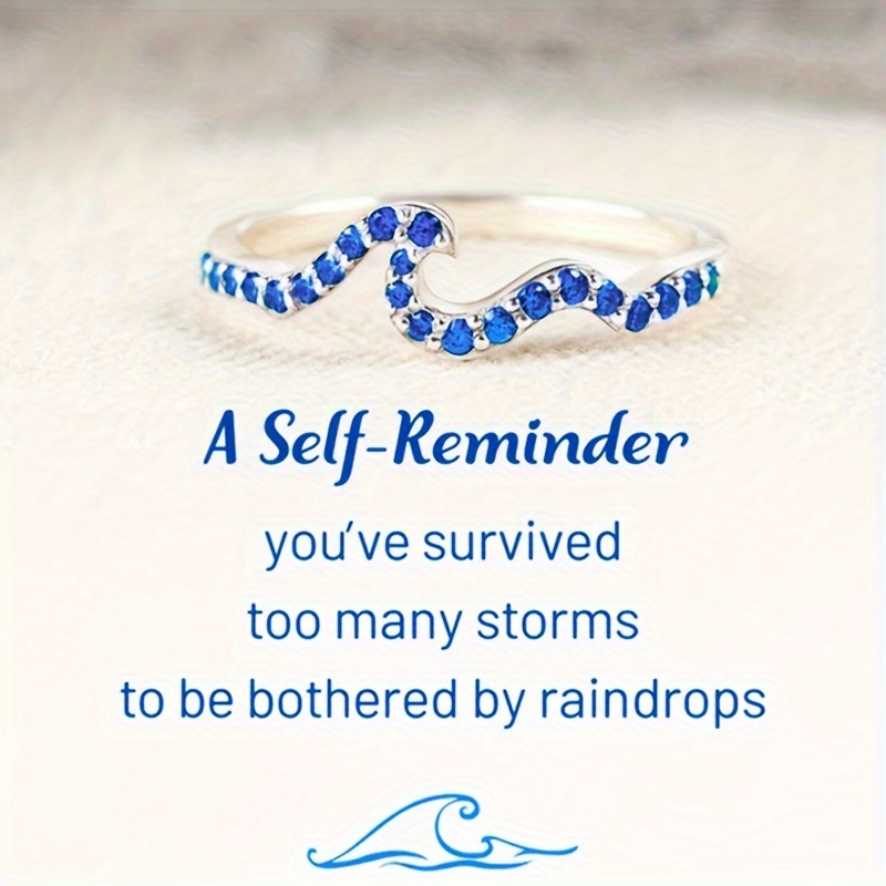 

1pc Blue Fashionable Women's , Ring