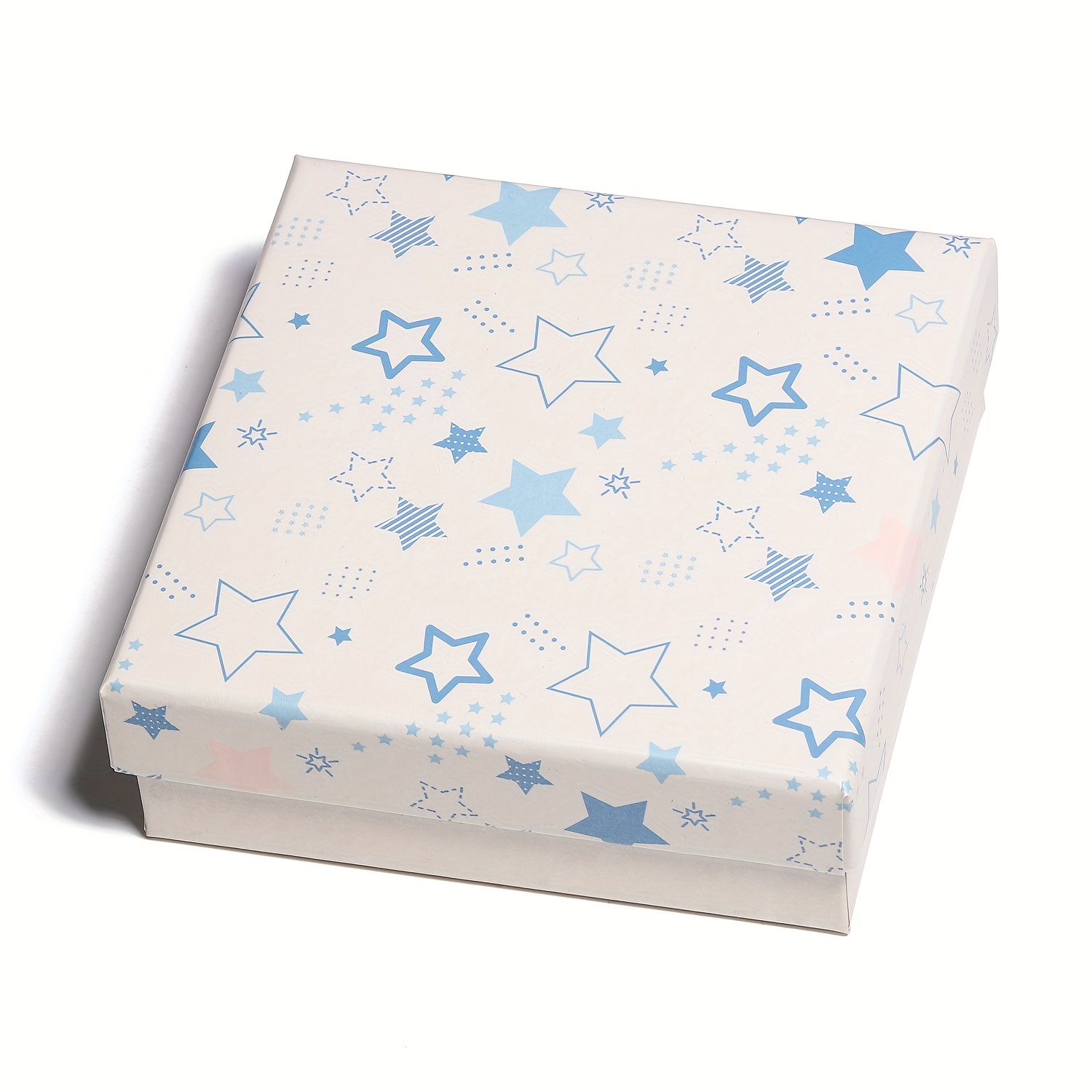 White Star Series Gift Box and Paper Bag Set, Jewelry Packaging