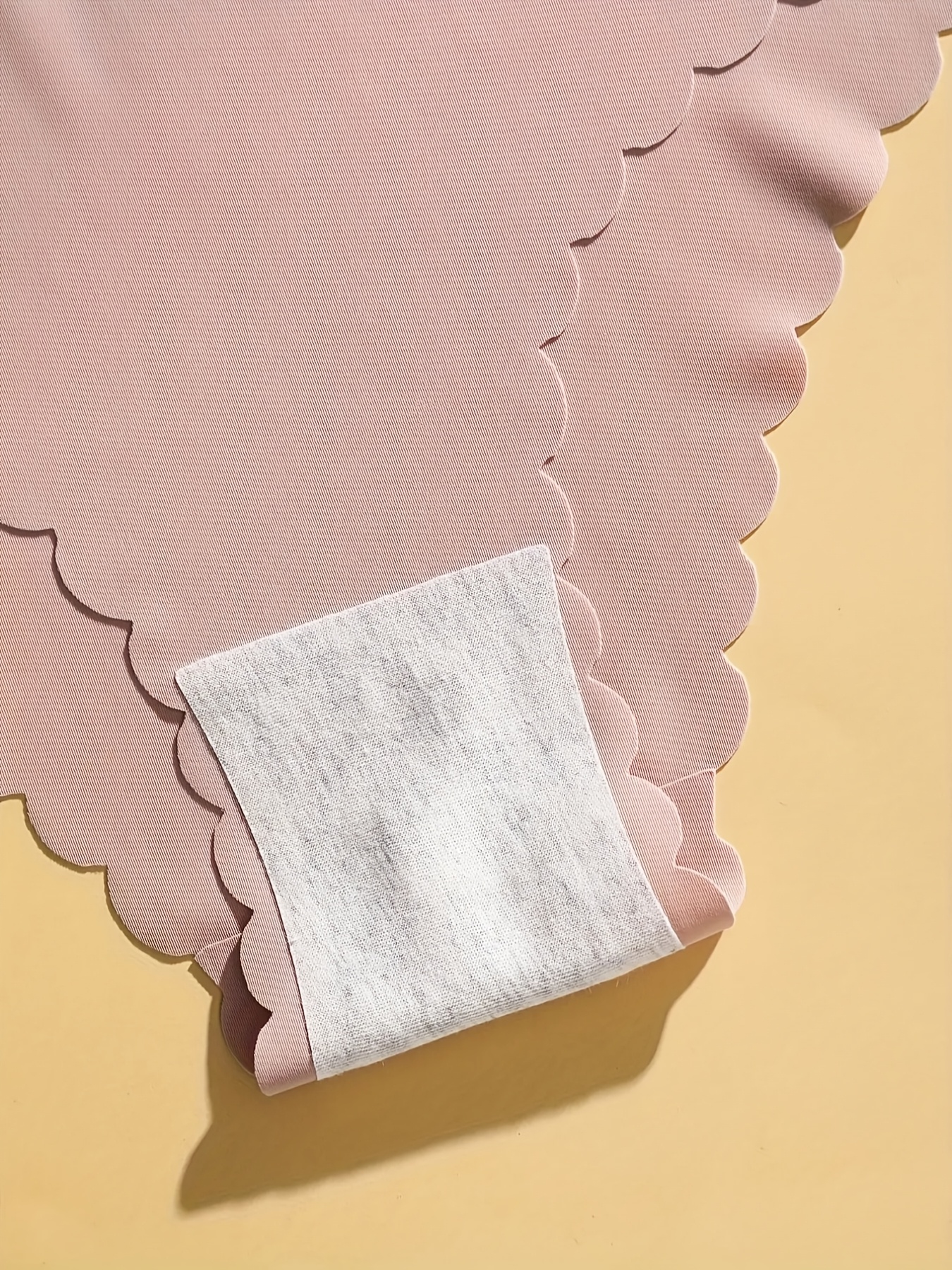 6-Pack Women's Solid Color Panties with Wave Lace, Smooth Seamless Comfortable Breathable Quick-Dry Briefs for Autumn/Winter, Sports, Fitness, Yoga, and Dance