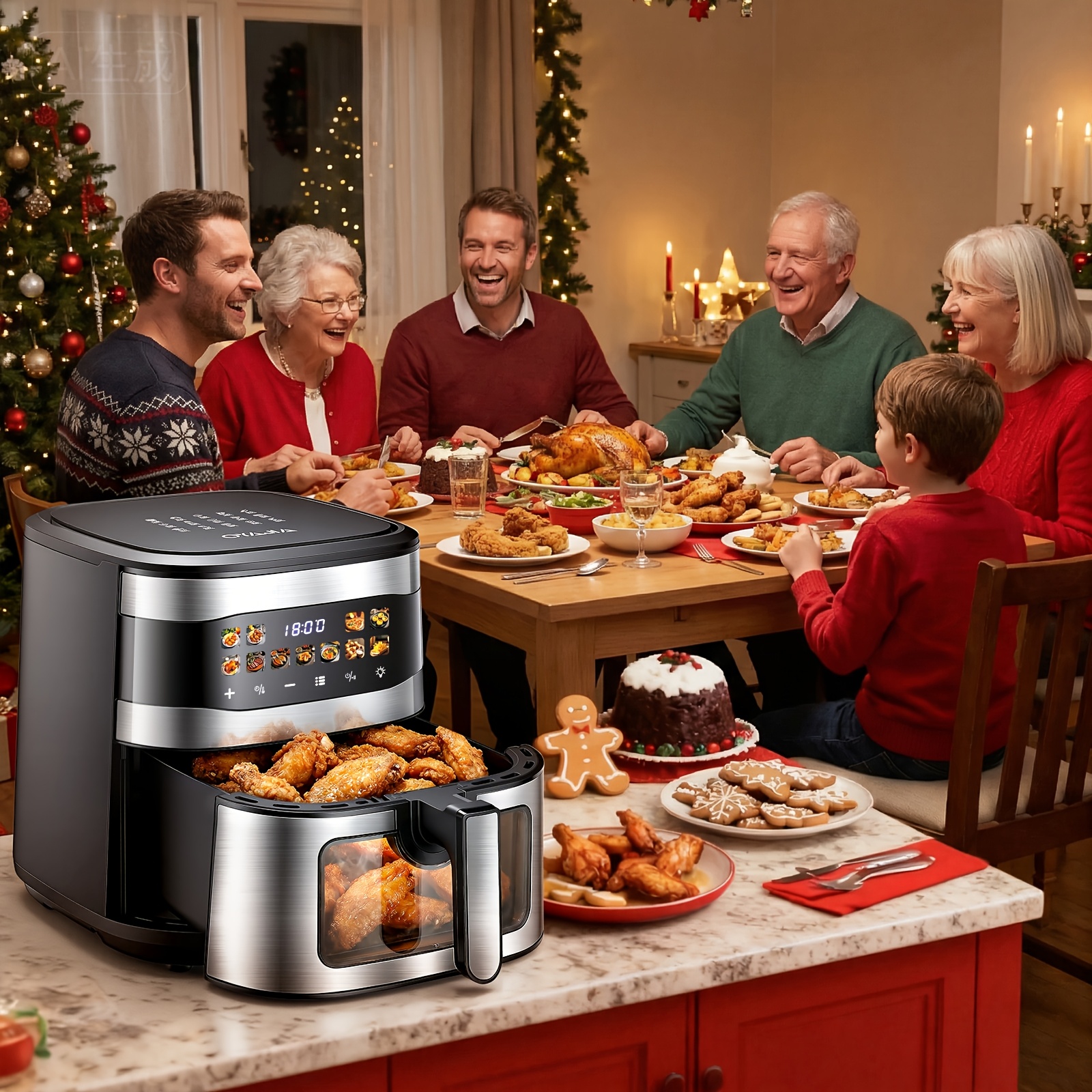 11L XXL Airfryer, 11-in-1 Heteluchtfriteuse Oven