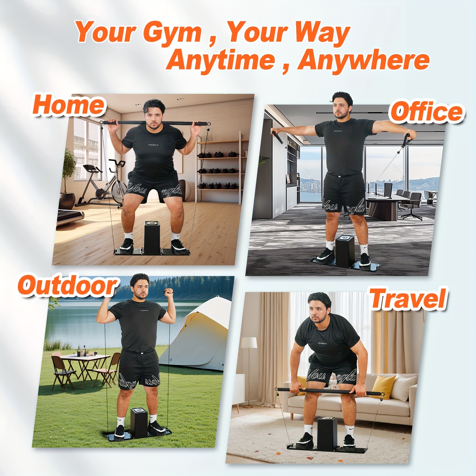 Anytime Fitness Cable Machine Sr3 Pro Smart Home Gym Heavy Duty