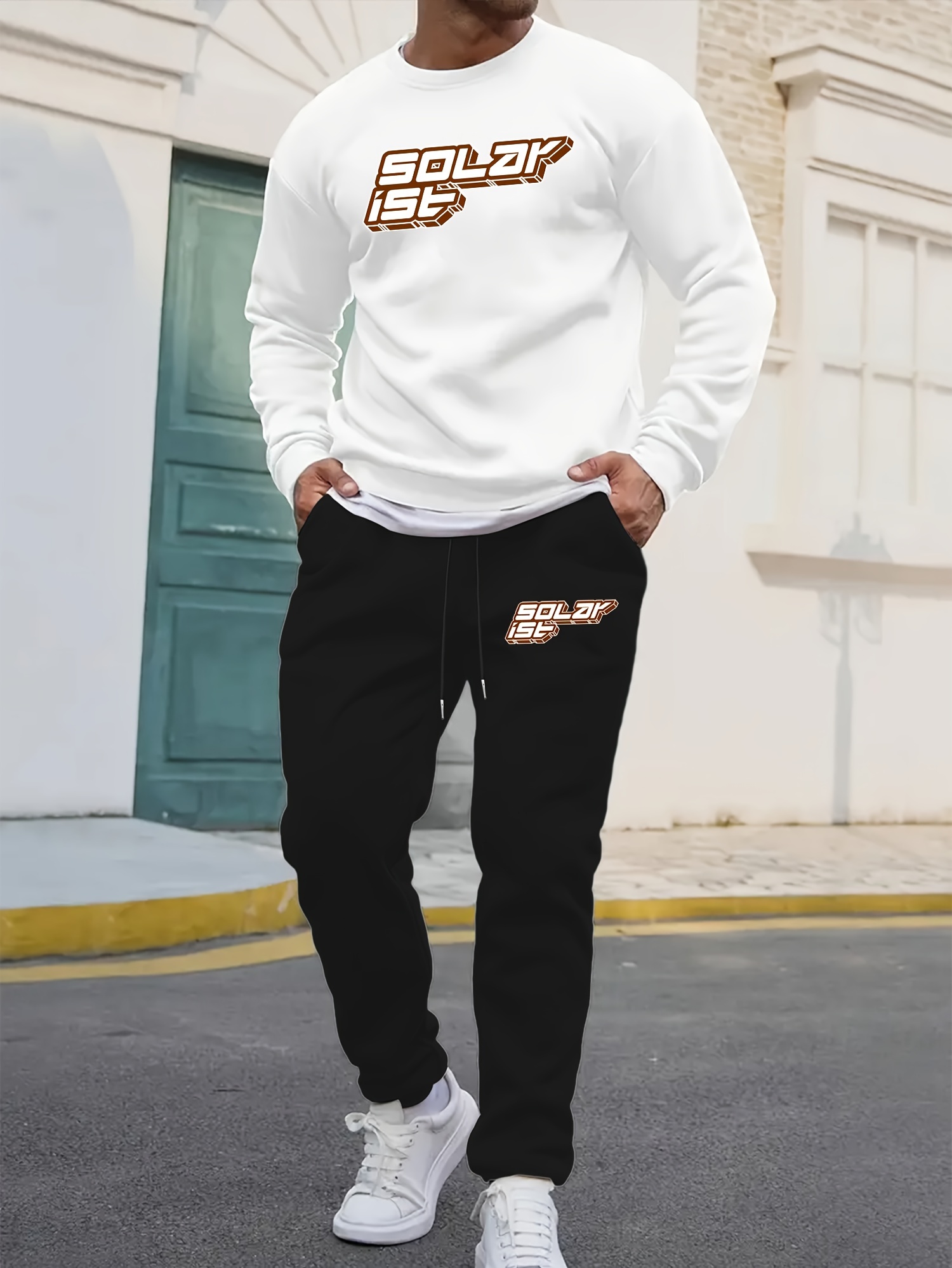 Survêtement Enfant Garçon Fille - Sweat Capuche + Joggeur - 65% Polyester 35% Coton - Taille 2-13 Ans