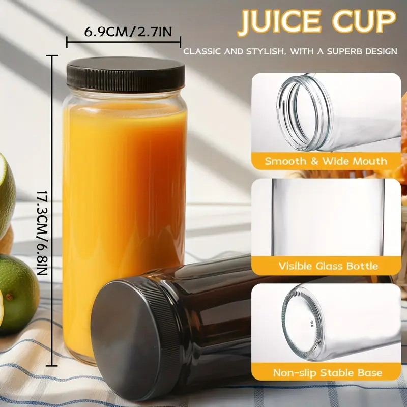 clear glass mug sports drinking mug with sealed lid reusable drink storage container for car travel mothers day gift for mom extra 2 straws and perforated lid Product details 0