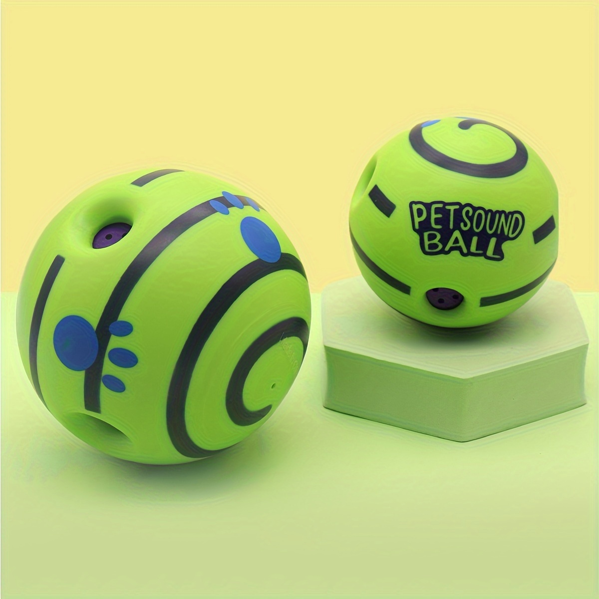 

1pc Dog Toy Rolling Self-entertainment Ball Pet Toy Ball Dog Grinding Teeth Boredom Chew Ball Pet