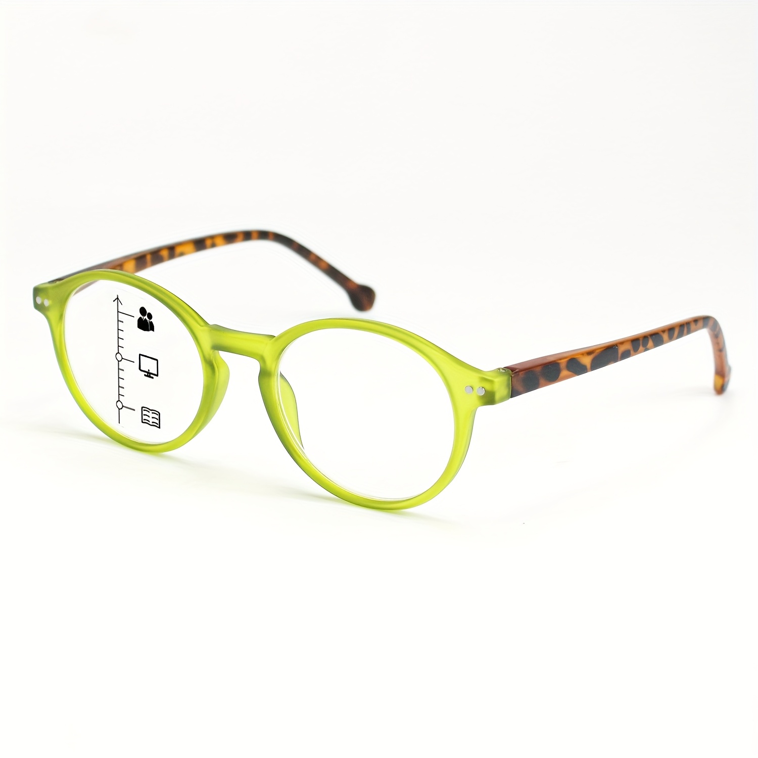 Lightweight Round-Frame Macaron-Colored Reading Glasses