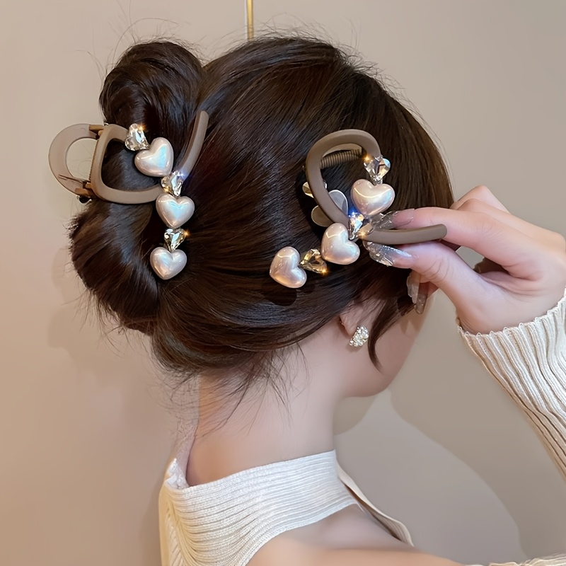 korean style claw clip sold on Temu United States display picture 1